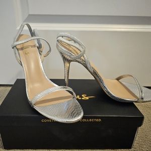 Lulus Silver Adelle Heels
